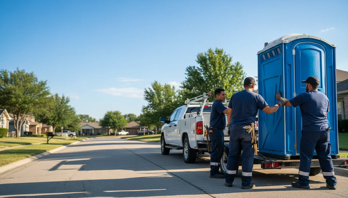 Portable Toilet Rental in Columbus, ND near me